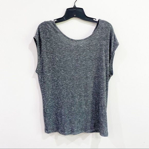 rag & bone Ribbed Cross Back Tee - Picture 2 of 8